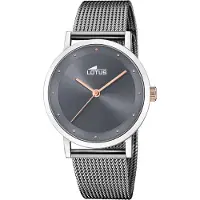 Lotus Damen Uhr Classic Elegant Edelstahl Armbanduhr grau UL18878/3