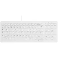 Contour Design Design Active Key ClassicClean Medizinische Tastatur IP68 Kompakt Kabelgebunden Weiß DE C7000, Kabelgebunden, USB, Scherenschalter, QWERTZ, LED, Weiß