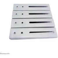 NeoMounts by Newstar Vesa-Platte, Silber, 50 kg, 600 x 400,700 x 400,800 x 450, 152,4 cm (60 Zoll), 68,6 cm (27 Zoll), 27 - 60