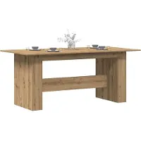 vidaXL Esstisch Artisan-Eiche 180x90x76 cm Holzwerkstoff