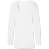 Schiesser Longsleeve Damen 200765 Luxury White-S