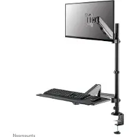 NeoMounts DS90-325BL1 Sitz-Steh-Arbeitsplatz Tischmontage 17-32" - Gasfeder, Klemme/Durchführung, 9 kg, 43,2 cm (17"), 81,3 cm (32"), 100 x 100 mm, Schwarz
