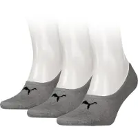 Puma Füßlinge "UNISEX FOOTIE 3P" 3 Paar, 3 Stk. tlg. NoShow Socks, atmungsaktiv, elastisches Bündchen