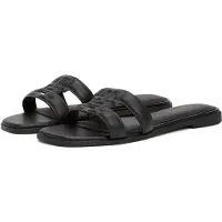 Tommy Hilfiger Pantoletten Th Logo Strap Mule FW0FW08671 Schwarz 37