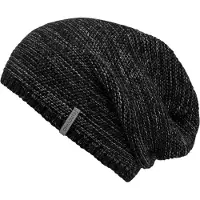 Chillouts Beanie "Keith Hat" Strickmütze im Oversize-Look, meliert, gefüttert