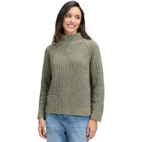 Cartoon Strickpullover "Damen mit Stehkragen" 1 Stk.