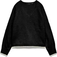 Vero Moda Pullover Aquarius 10331898 Schwarz Regular Fit