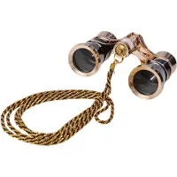 Byomic Theatre Fernglas 3x25 Gold-Schwarz - kompakt und elegant