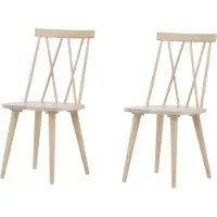 Ebuy24 Stuhl Mariette Weiß 2er-Pack