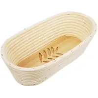 Orion Koszyk do wyrastania chleba rattanowy 32x15x9 LIŚĆ