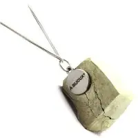 Bijoux Collier Pyrit roh 81.9 Karat