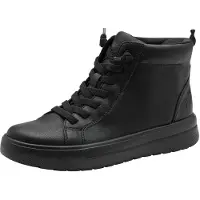 Jana Schnürstiefel Kaltfutter in schwarz, Gr. 39