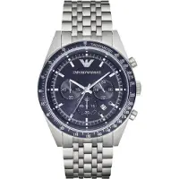 Emporio Armani AR6072 Chronograph Blaues Zifferblatt Herrenuhr