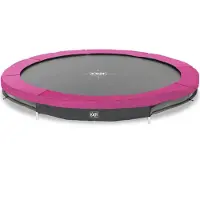 Exit Silhouette sports Bodentrampolin ø305cm - rosa
