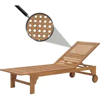 Mendler Sonnenliege MCW-N48, Relaxliege Gartenliege Liegestuhl, Massiv-Holz Akazie MVG-