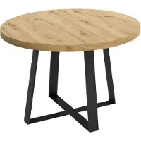 Dmora Ausziehbarer Tisch Casarola 158x110x77 cm Braun, 8 Plätze
