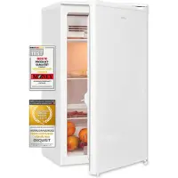 Exquisit Kühlschrank mit Gefrierfach, 0-Grad-Zone, 90 Liter, 50 cm Breite, KS116-0-041E weiss