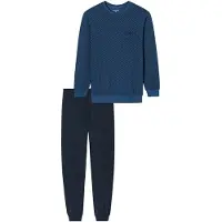 Schiesser Schlafanzug "Comfort Essentials" 2tlg., 2 tlg. mit angenehmen Bündchen