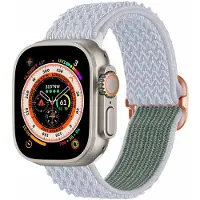 IMoshion Elastisches Nylonarmband für Apple Watch | 44/45/46/49 mm - Hellgrau