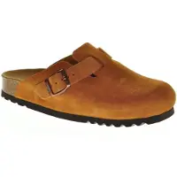 Scholl Clog Fae New Suede F Damen Cognac-Schuhgröße 42