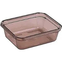 Bourgeat Alto Plus Gastronorm-Behälter aus rauchfarbenem Copolyester - GN 1/2, Tiefe 15 cm (763115)