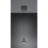 TRIO Lighting Hängelampe Romeo, schwarz, für Wohn- / Esszimmer, Metall, Modern