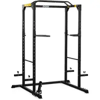 Dione - Squat Rack - 50 x 50mm Stahlkonstruktion - Fitness Power Rack Cage - Klimmzugstange