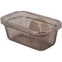Bourgeat Alto Plus Gastronorm-Behälter aus rauchfarbenem Copolyester - GN 1/4, Tiefe 10 cm (765110)