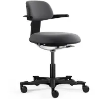 Hjh OFFICE Arbeitsstuhl WORK 40 Drehstuhl mit Armlehnen Stoff