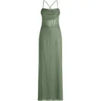 Kate moss Abendkleid im Glitzer-Look in Green/Green | Gr.: 40