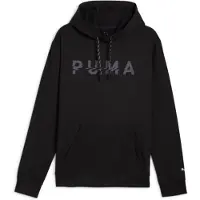 Puma M CLOUDSPUN BRANDED HOODIE - schwarz, Größe:S