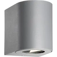 Nordlux Canto 2, Oberfläche, 2 Glühbirne(n), 2700 K, IP44, Grau
