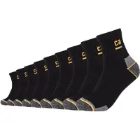 Camano Arbeitssocken "work" 9 Paar tlg. Cotton-Mix, Multipack, Komfortbund