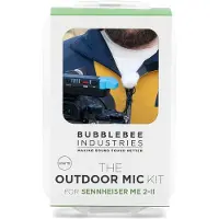 Bubblebee The Outdoor Mic Kit für Sennheiser ME 2-II, Weiß