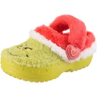 Crocs Grinch Classic Kids Gefütterte Schlappen, Multi, 22-23