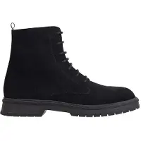 Tommy Hilfiger Veterboot Suede von in der farbe Schwarz und in größe 46.