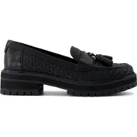 Toms Cara Damen schwarze Mokassins