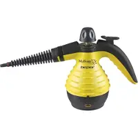 Beper 50.700, Tragbarer Dampfreiniger, 0,35 l, Schwarz, Gelb, Tasten, Drehregler, 3 m, 350 ml
