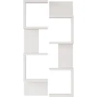 En.casa Wandregal Omn 2er Set 93x24x15 cm Weiss