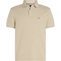 Tommy Hilfiger Poloshirt "1985 REGULAR POLO mit Kontraststreifen und Knopfleiste" unifarben, sportlich, regular fit, Baumwollmix, Polokragen