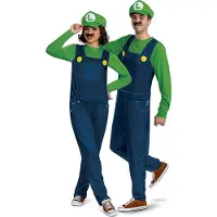 Disguise Nintendo Super Mario Luigi Klassisches Deluxe-herrenkostüm