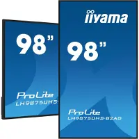 Iiyama LH9875UHS-B2AG, Digital Signage Flachbildschirm, 2,48 m (97.5"), LED, 3840 x 2160 Pixel, WLAN, 24/7