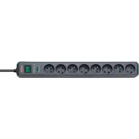 Brennenstuhl Steckdosenleiste "Eco-Line", 8-fach, anthrazite (1159291138) - 1 Stück (1159291138)