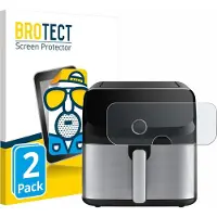 BROTECT 2x Schutzfolie für Tefal Easy Fry Mega Displayschutz Displayschutzfolie Folie Matt Entspiegelungsfolie