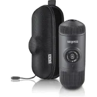 Wacaco Nanopresso Tragbare Kaffeemaschine (Grau) + Etui