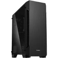Zalman S3 TG, Midi Tower, PC, Schwarz, ATX, micro ATX, Mini-ITX, Kunststoff, Stahl, Gehärtetes Glas, HDD, Leistung