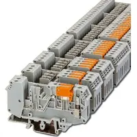 Phoenix Contact 2820712 Durchgangsklemme 27 mm Schraubklemme, Stecker Grau 10 St.