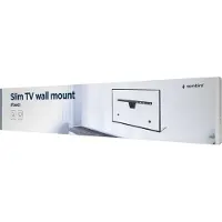 Gembird WM-S80F-01, 94 cm (37"), 2,03 m (80"), 200 x 100 mm, 600 x 400 mm, Acrylnitril-Butadien-Styrol (ABS), Stahl, Schwarz