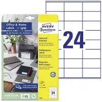 Avery Zweckform Etiketten 6122 70x36 240 St./Pack.