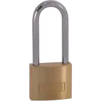 Kasp K12040L55D Hængelås 40 mm Forskellige Gyldengul Nøglelås